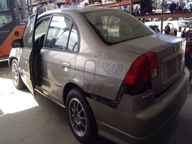 2004 HONDA CIVIC, SILVER, LX MODEL, 1.7L, AT.    A26329